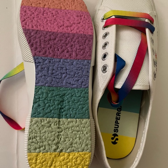 SUPERGA TENNIS SHOES NEVER USED ✨✨ - Picture 3 of 3